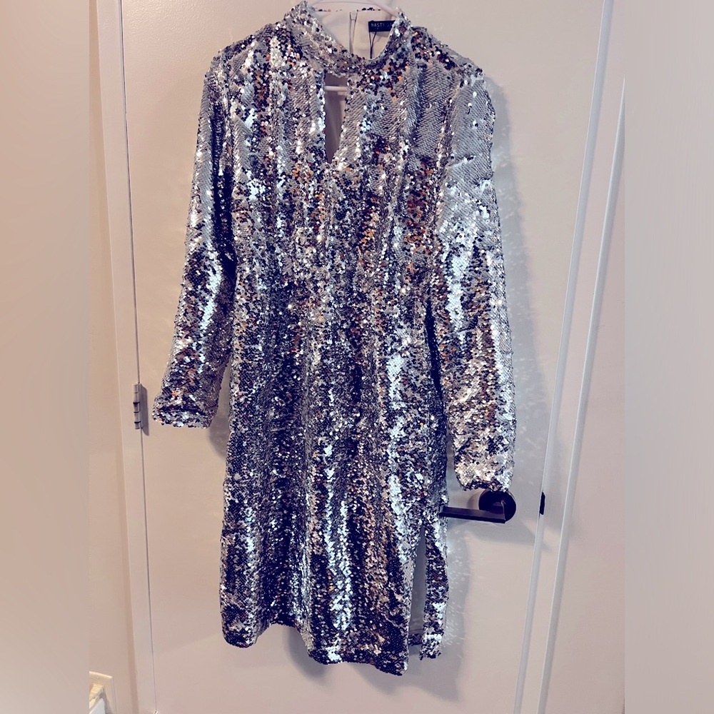 Nasty Gal sequin dress